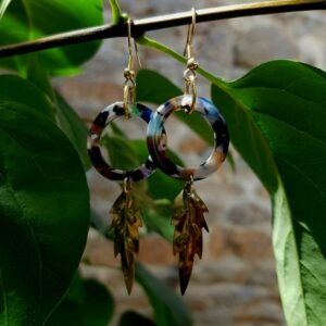 Boucles "Symphonie des plumes"