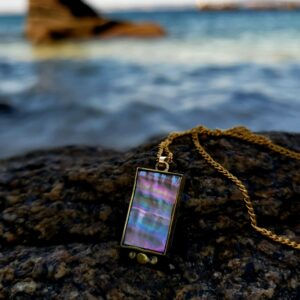 Collier "Miroir d'Ormeau"